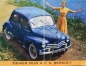 Preview: Renault 4 CV Modelprogram 1958 Carbrochure (6963)
